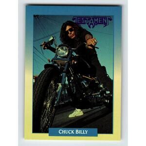 Testament Chuck Billy 1991 Rockcards Brockum #137